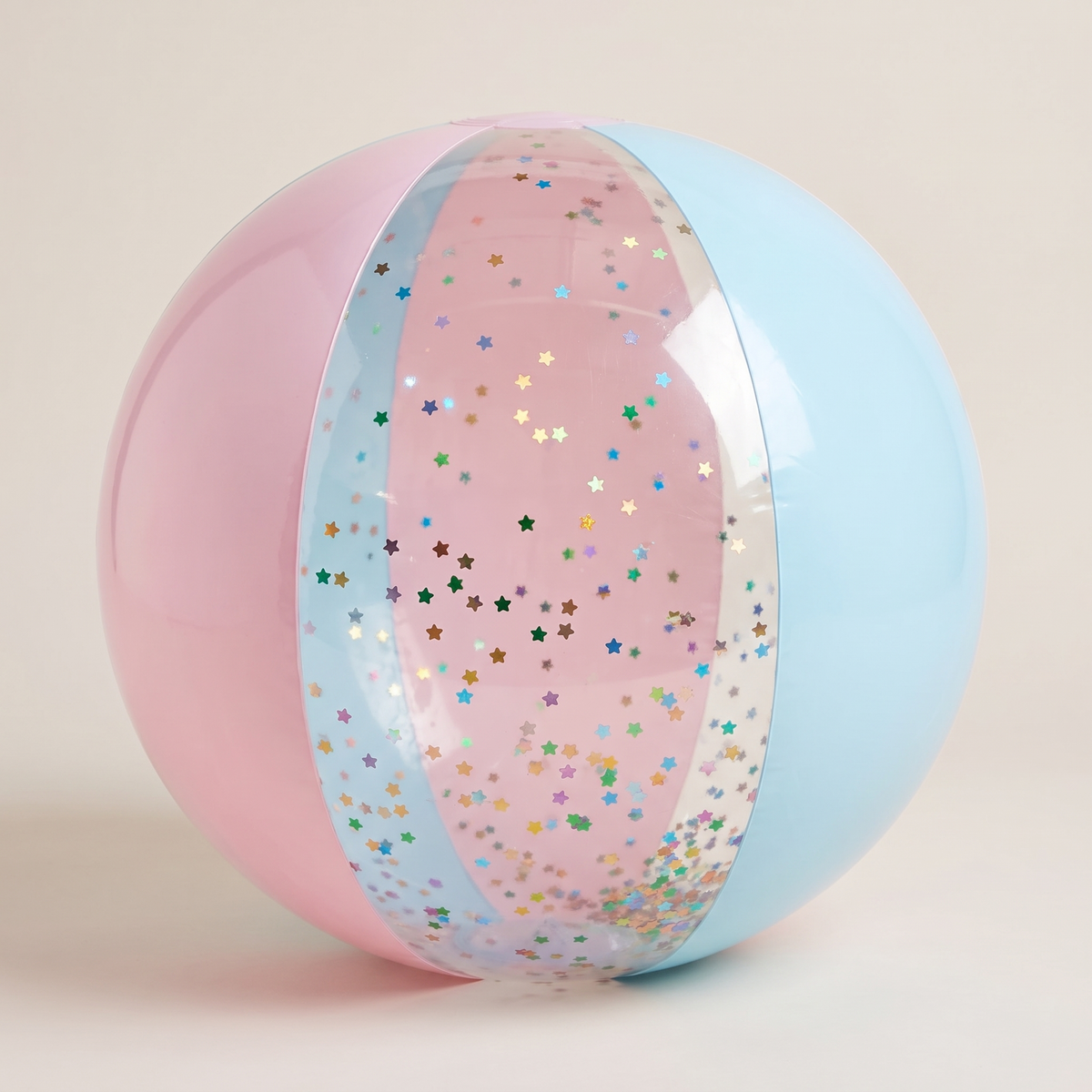 Inflatable Beach Ball - Cotton Candy — front shot