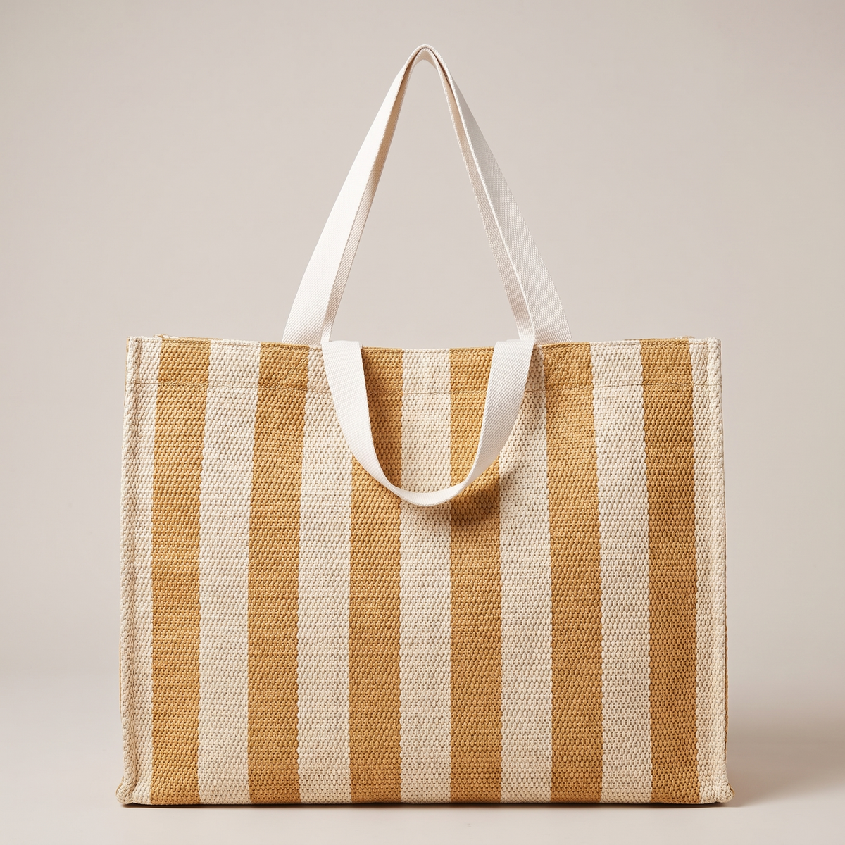 Carryall Beach Bag - Butternut — front shot