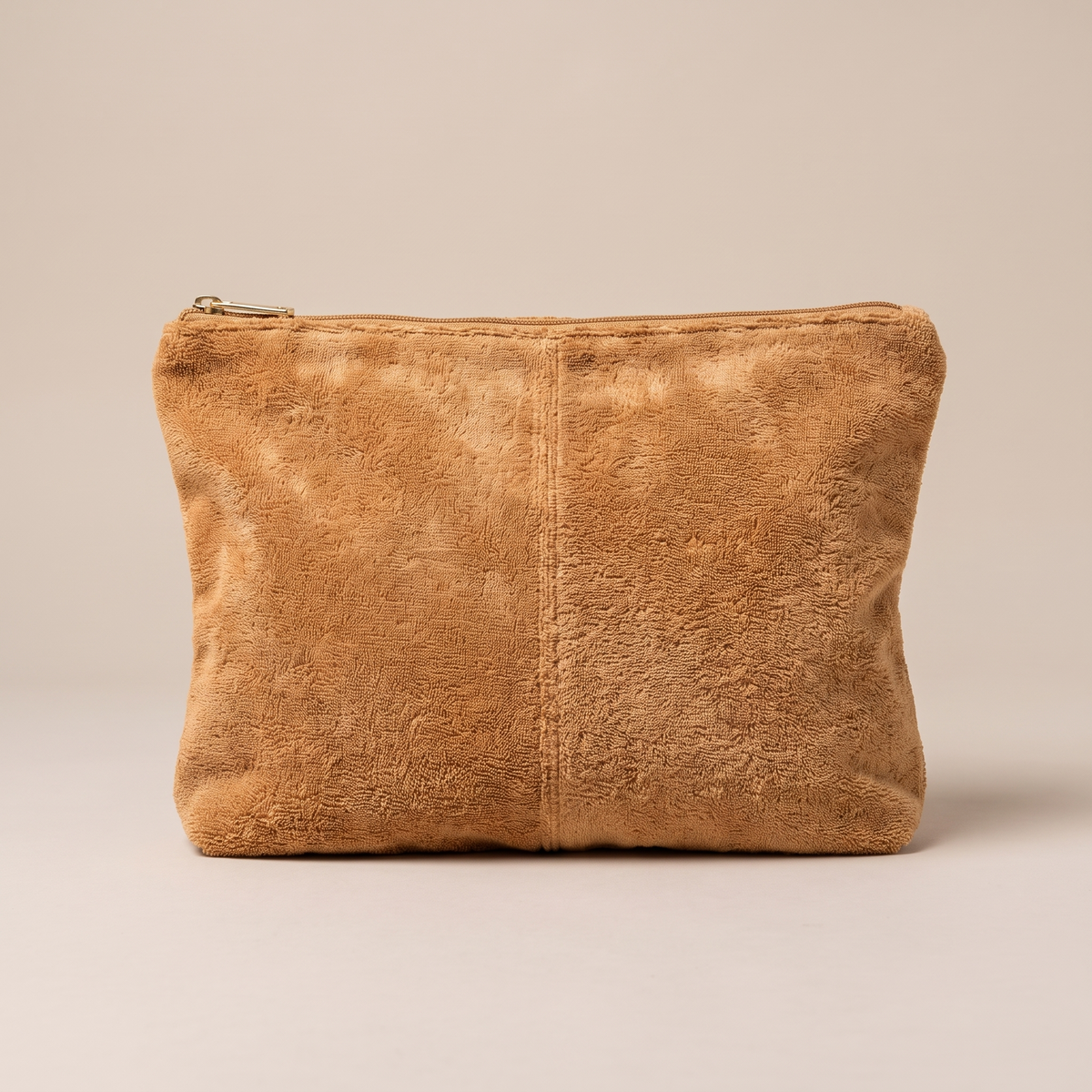 Terry Beach Pouch - Butternut — front shot
