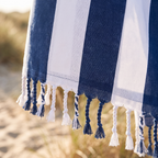 Cabana Beach Towel - Whitsunday Blue — detail shot