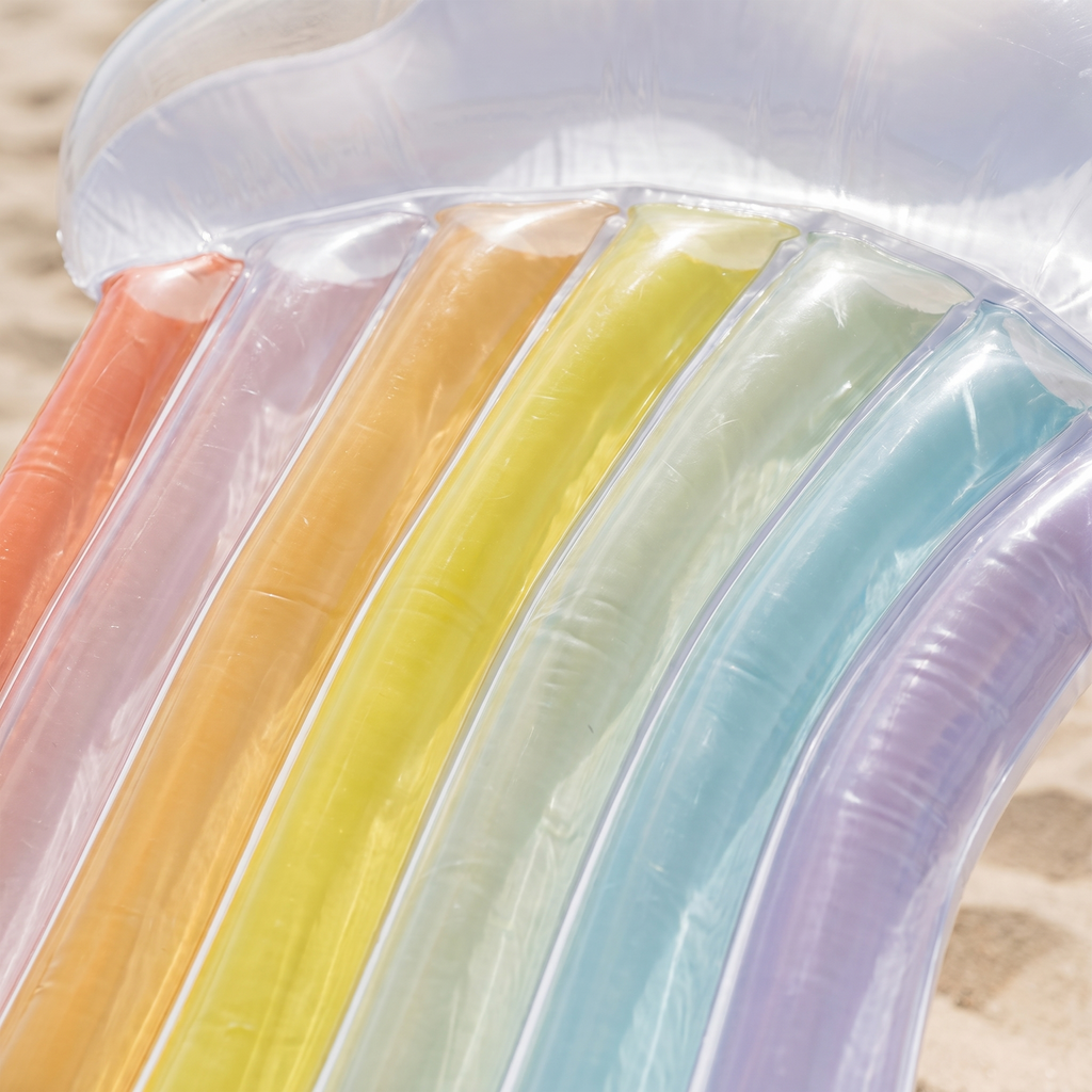 Lounger Float - Rainbow — detail shot