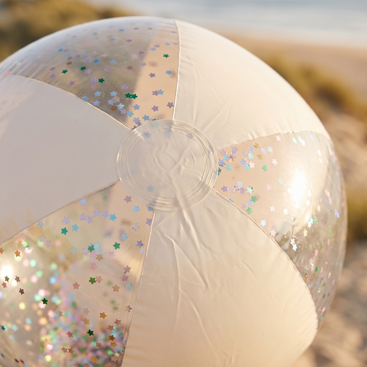 Inflatable Beach Ball - Cotton Candy — detail shot