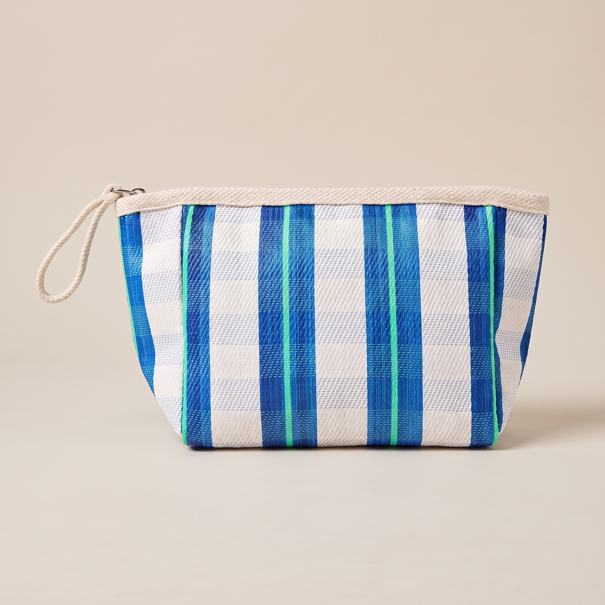 Beach Pouch - Blue Neon — front shot