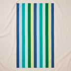 Quick Dry Beach Towel - Cool Lagoon — front shot
