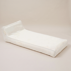 Luxe Lie-On Lounger - Casa Cream — front shot