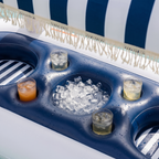 Floating Cabana Bar - Navy — detail shot