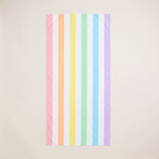 Summer Beach Towel - Unicorn Waves — front shot