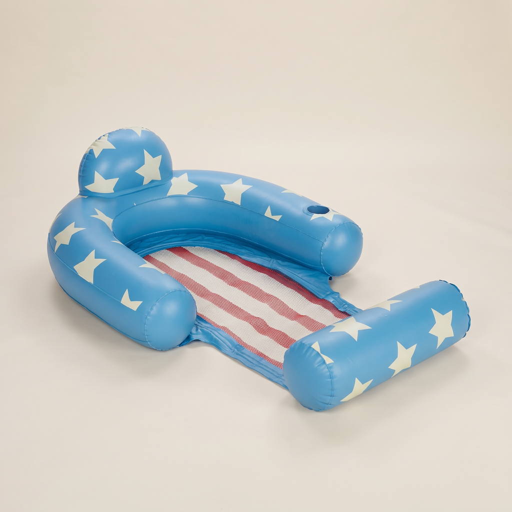 Mesh Chair Float - Stars & Stripes — front shot