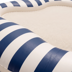 Leisure Island - Clover Navy — detail shot