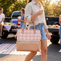 The Picnic Cooler Bag - Rose All Day — hero shot