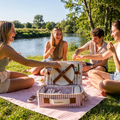 The Picnic Set - Lauren's Pink Stripe — hero shot