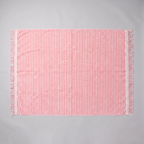 The Beach Blanket - Lauren's Pink Stripe — front shot
