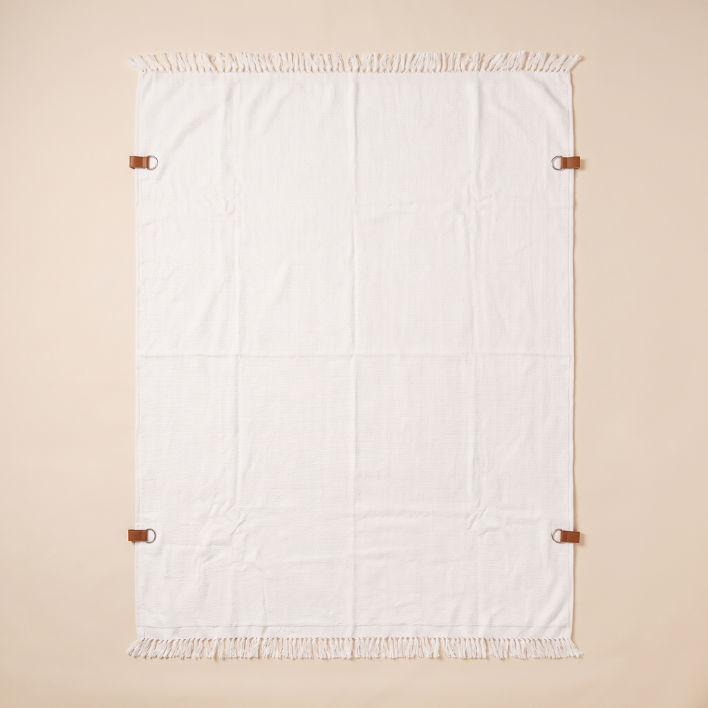 The Beach Blanket - Antique White — front shot