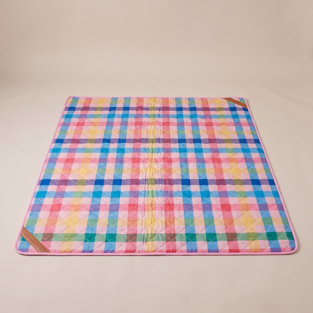 The Gatherer XL Picnic Rug - Sugarplum — front shot