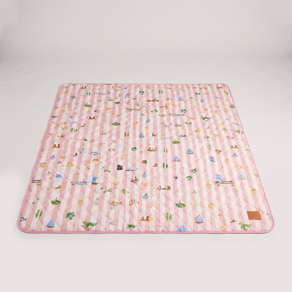 The Gatherer XL Picnic Rug - Boat Days — front shot