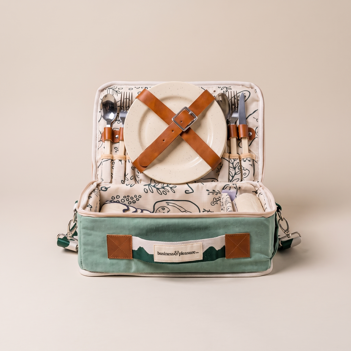 The Picnic Set - Rivie Green — front shot