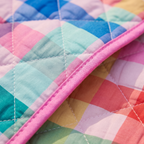 The Gatherer XL Picnic Rug - Sugarplum — detail shot