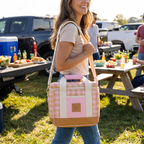 The Day Trip Cooler Bag - Rose All Day — hero shot
