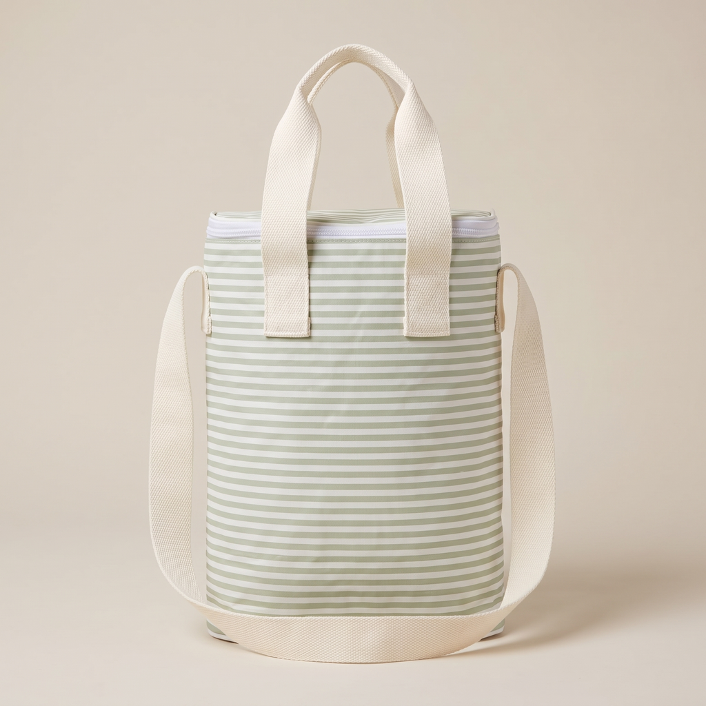 Light Cooler Drinks Bag - Sea Sage — front shot