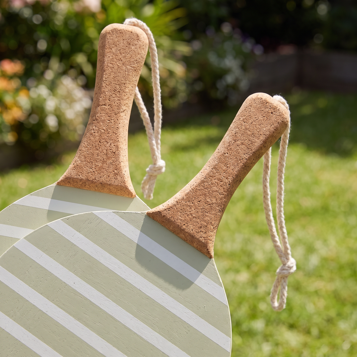 Vintage Beach Paddles — detail shot