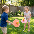 Kids Velcro Beach Bats - Poppy the Peach — hero shot