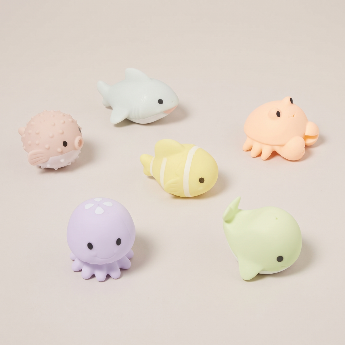 Sea Animal Splash Toys — front shot