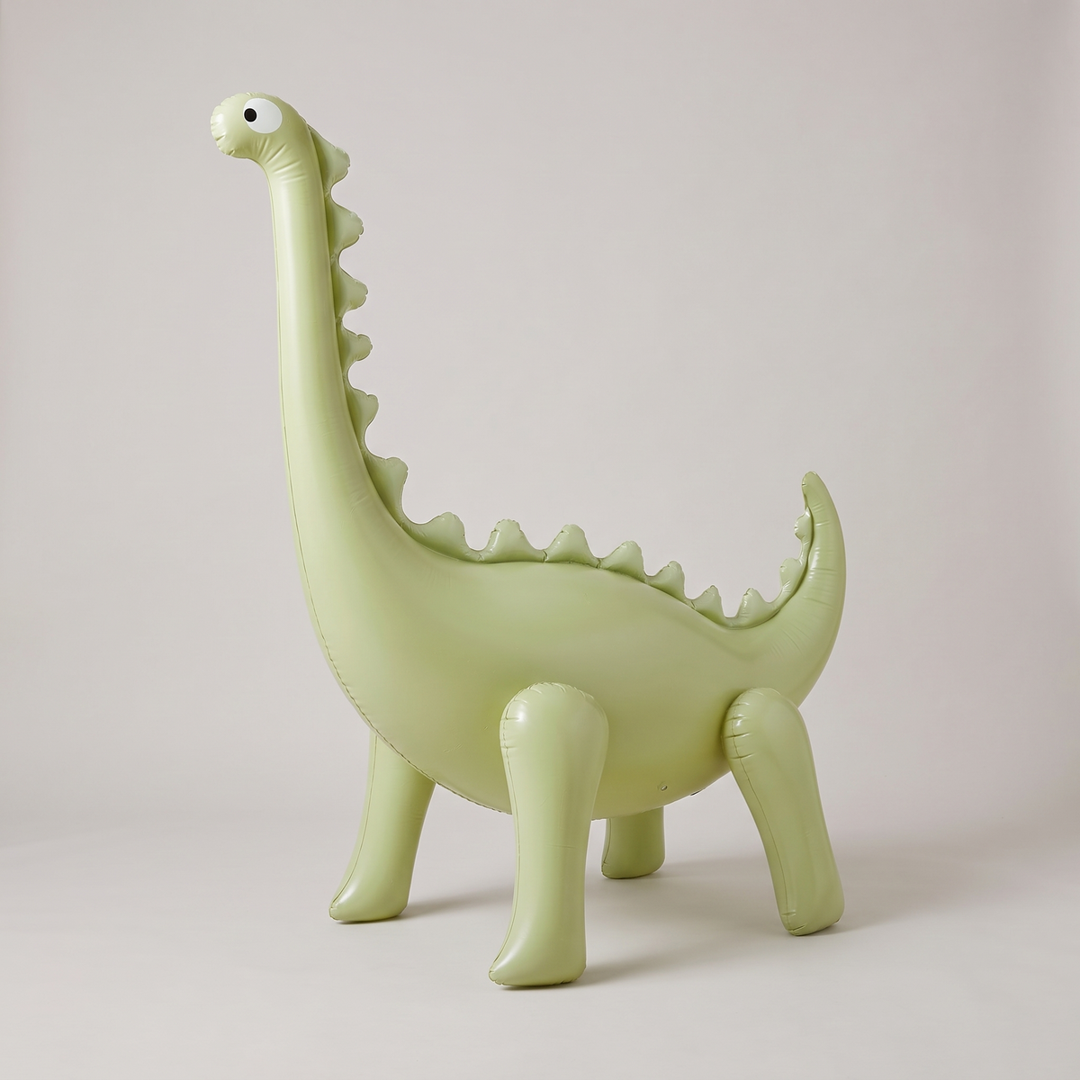 Inflatable Giant Dino Sprinkler - Green — front shot