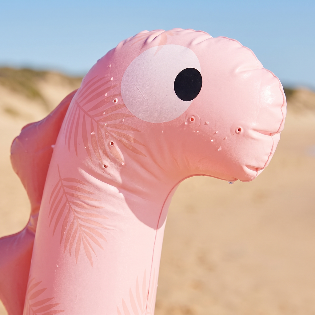 Inflatable Dino Giant Sprinkler - Pink — detail shot