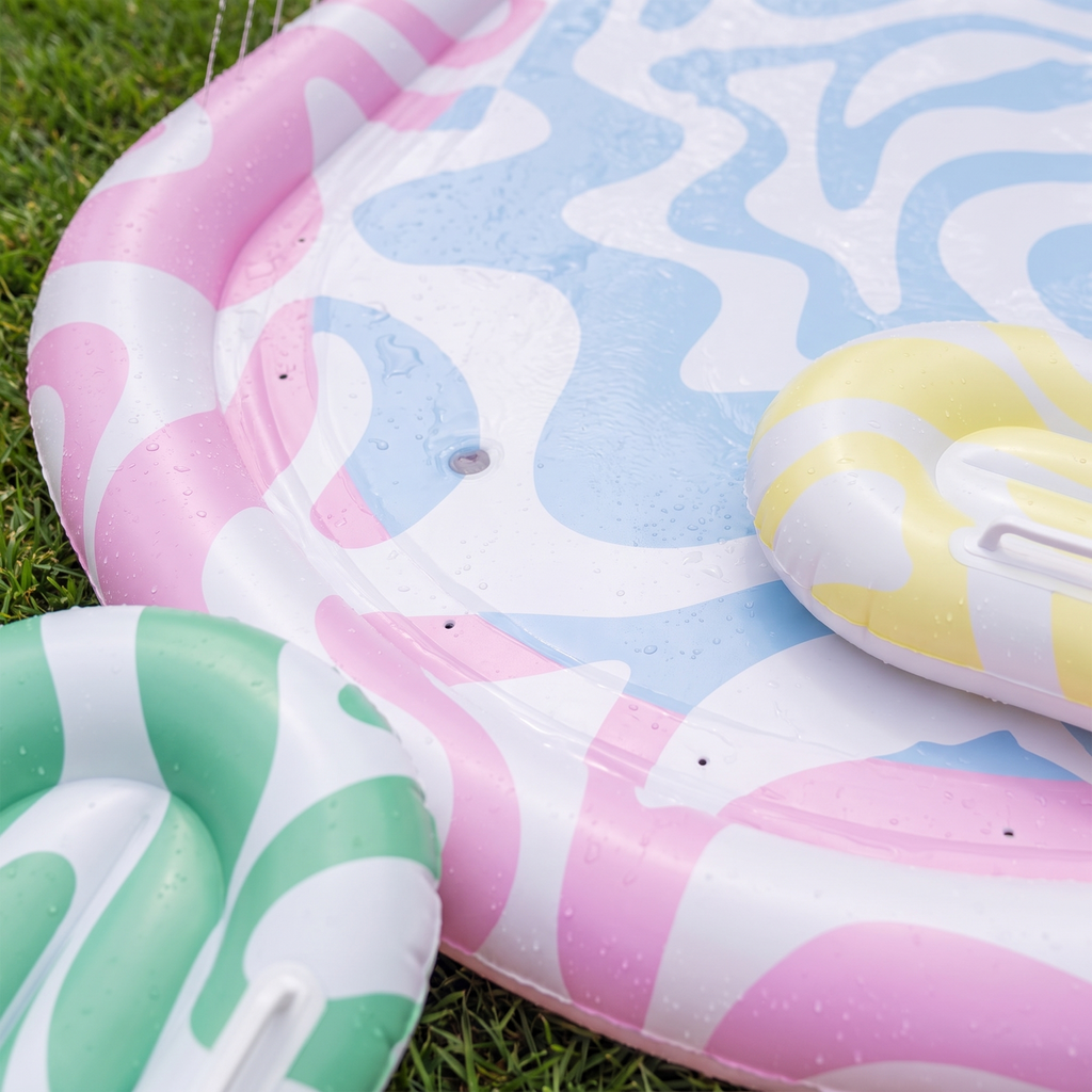 Slip and Slide & Boogie Board Set - Poolside — detail shot