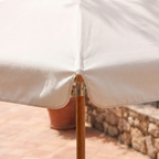 The Amalfi Umbrella - Antique White — detail shot
