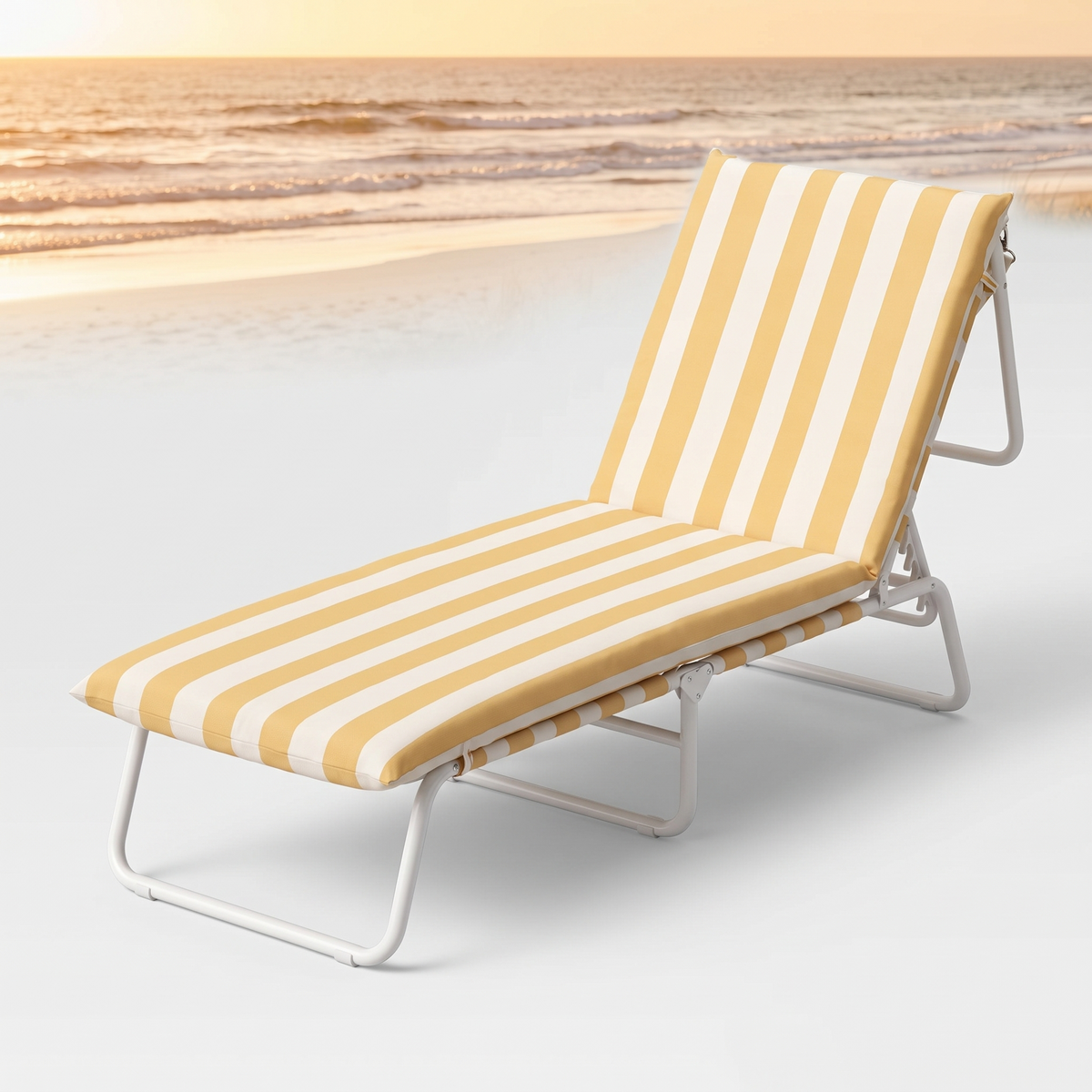 Reclining Beach Chair - Mango Bay — angle shot