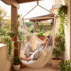 Hammock Swing Chair - Cream — hero shot