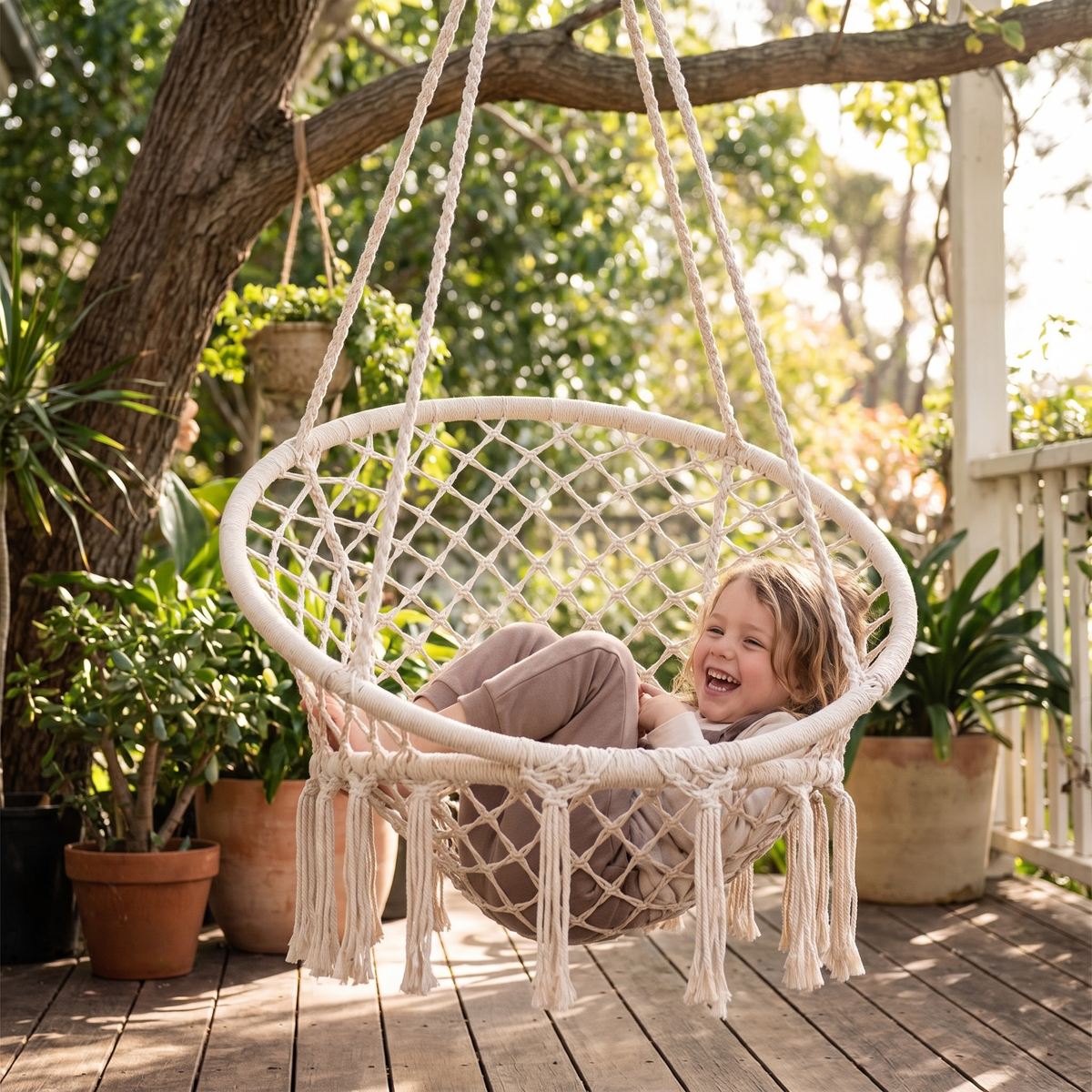 Kids Nest Swing / Hammock Chair — hero shot