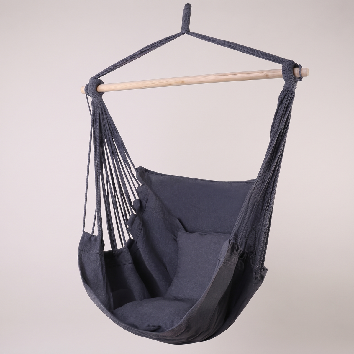 Hammock Swing Chair - Grey — front shot