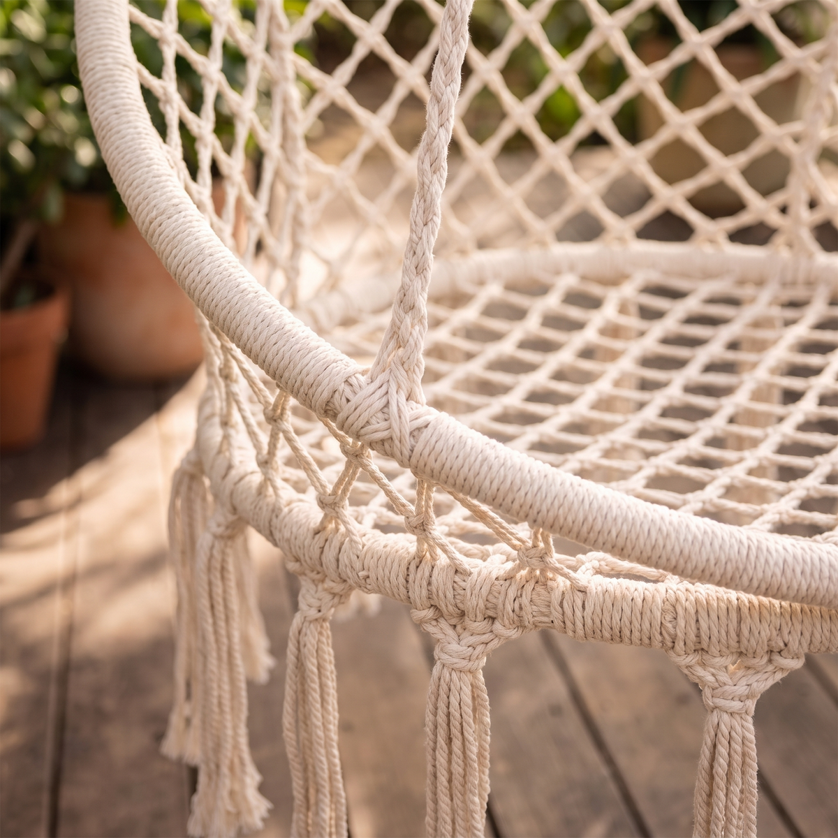 Kids Nest Swing / Hammock Chair — detail shot