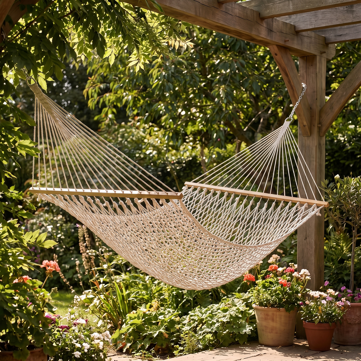 Gardeon Outdoor Hammock Bed / Chair - Mesh - 2 Person — angle shot