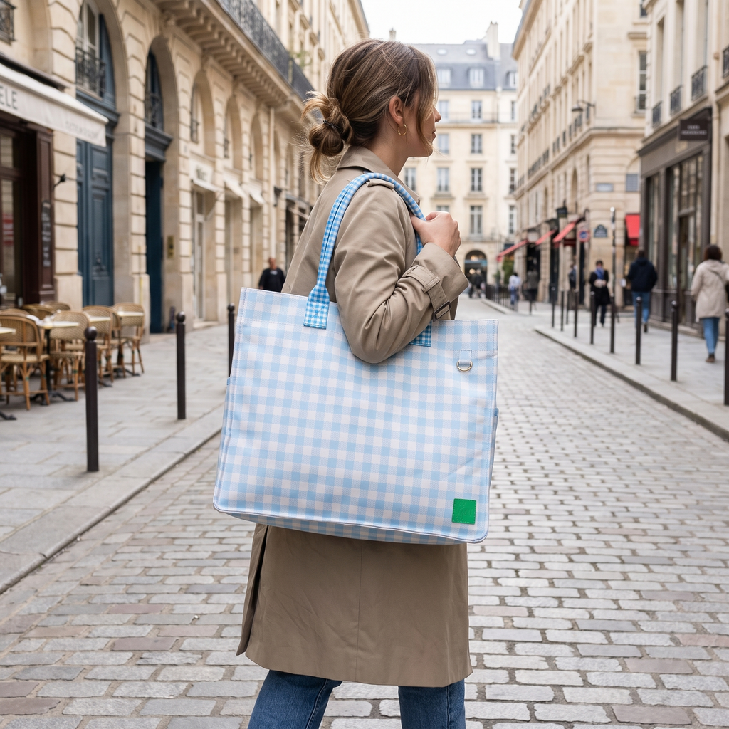 The Ultimate Tote Bag - Blueberry — hero shot