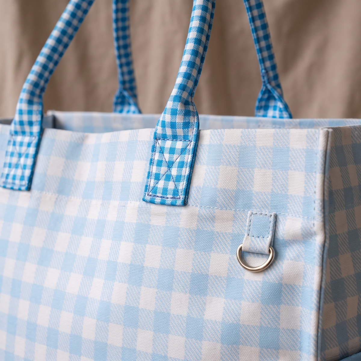 The Ultimate Tote Bag - Blueberry — detail shot